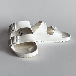 Birkenstock Arizona Essentials EVA White Slide Double-Strap Sandals